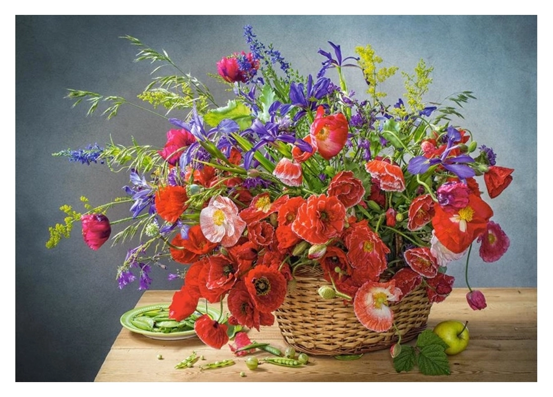 Bouquet with Poppies
