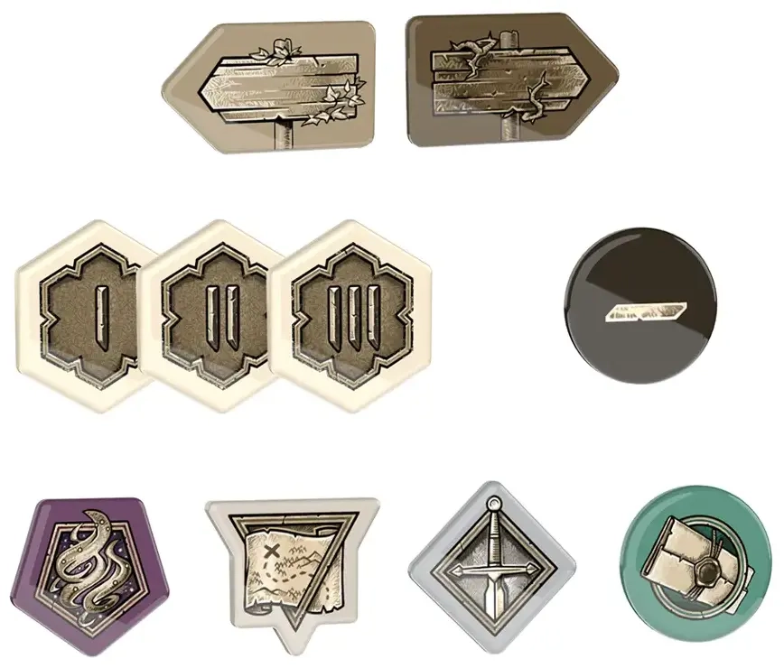 The Witcher: Path of Destiny - Acrylic Tokens - Expansion