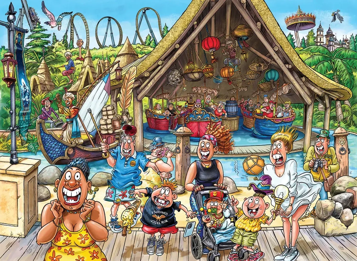 Die Welt von Sindbad! - Wasgij Original Efteling