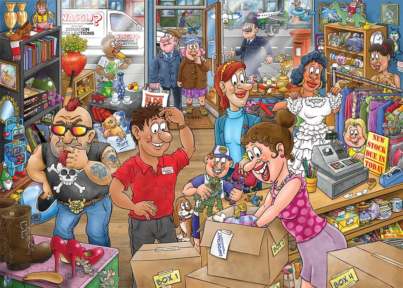 Spenden-Desaster! - Wasgij Mystery 29