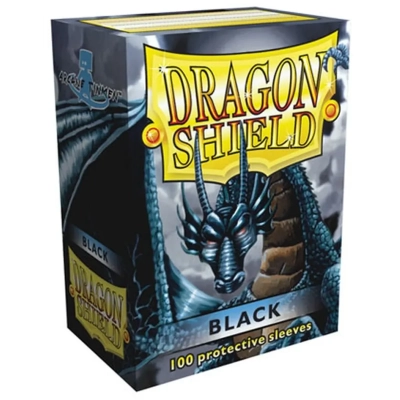 Dragon Shield Standard Sleeves - Black (100 Sleeves)
