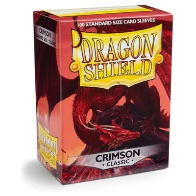 Dragon Shield Standard Sleeves - Crimson (100 Sleeves)