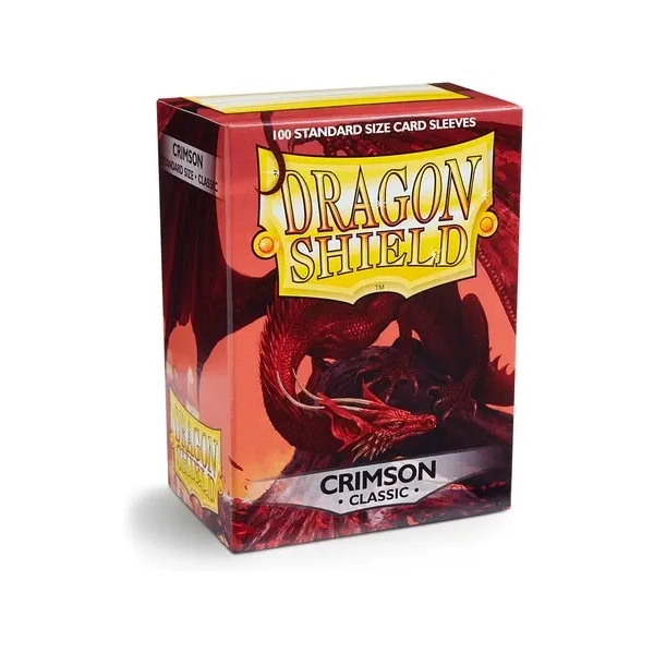 Dragon Shield Standard Sleeves - Crimson (100 Sleeves)