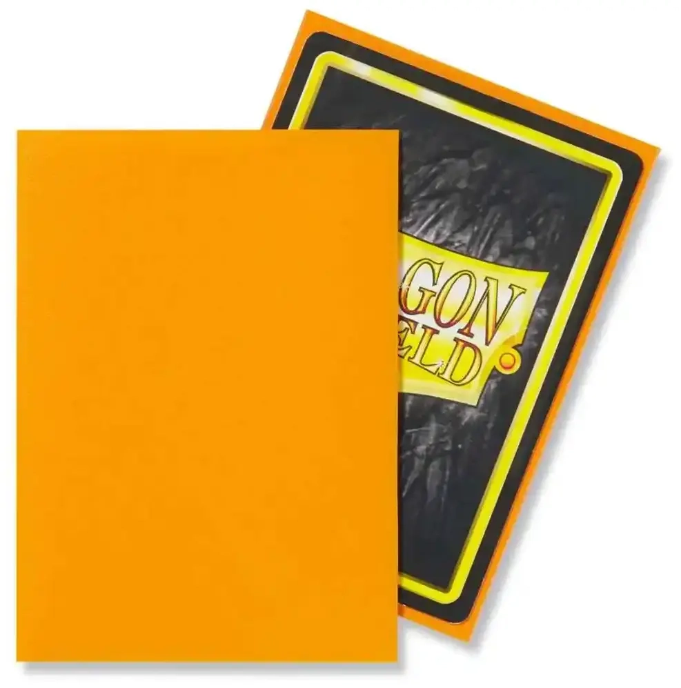 Dragon Shield Standard Sleeves - Matte Orange (100 Sleeves)