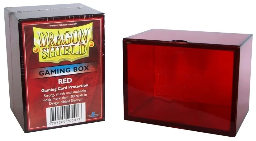 Dragon Shield: Gaming Box – Strong Box 100+: Red