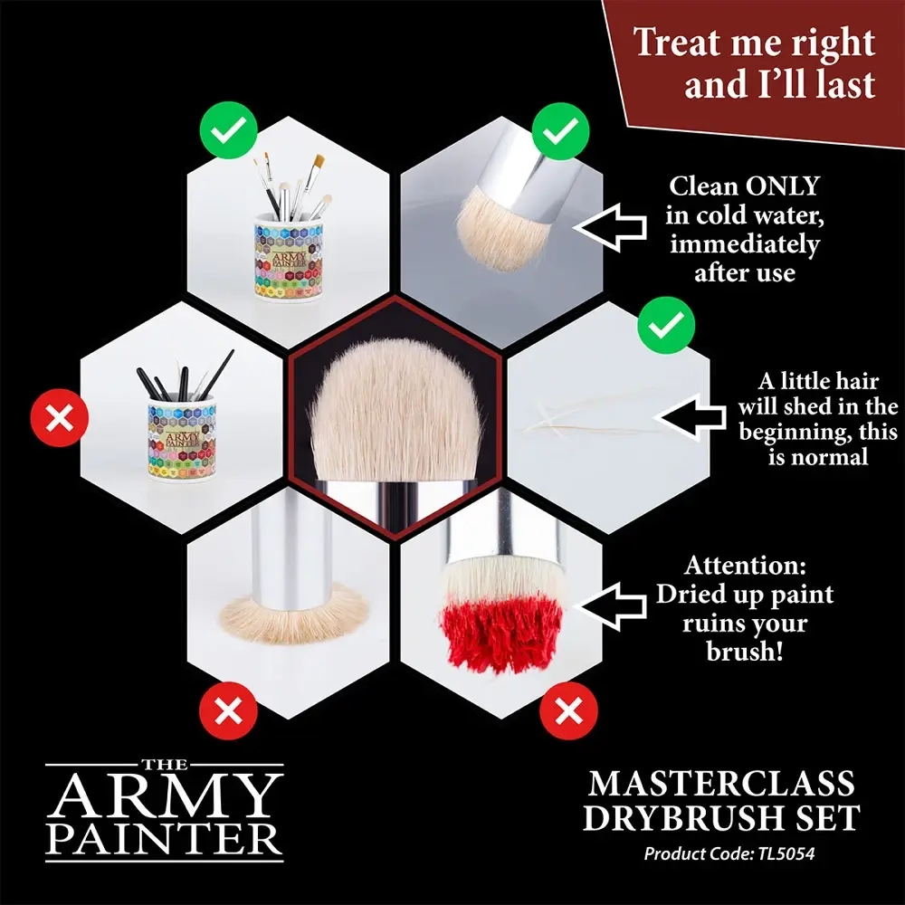 Army Painter Masterclass Drybrush Set - TL5054