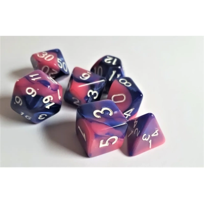 Würfelset: Pink Galaxy (7)