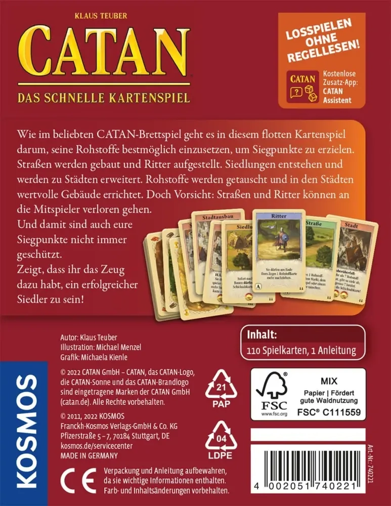 Catan - Kartenspiel
