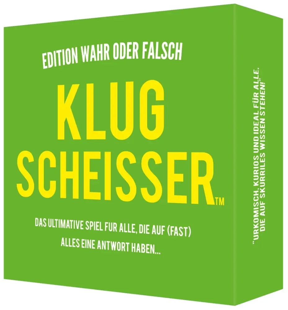 Klugscheisser – Wahr oder Falsch Edition