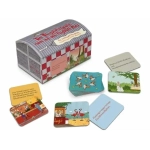 Der Flugplatzspatz nahm auf dem Flugblatt Platz - Das Zungenbrecher Memo