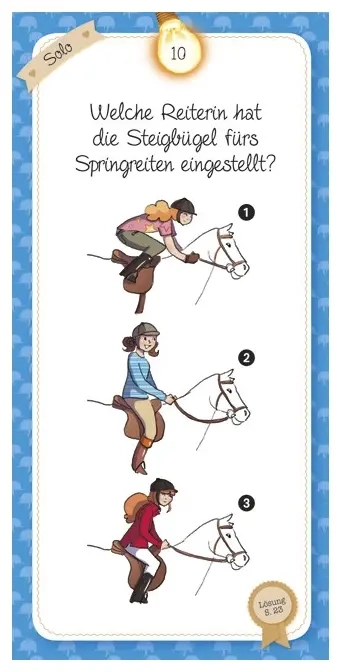 Das Quiz der Pferde und Ponys