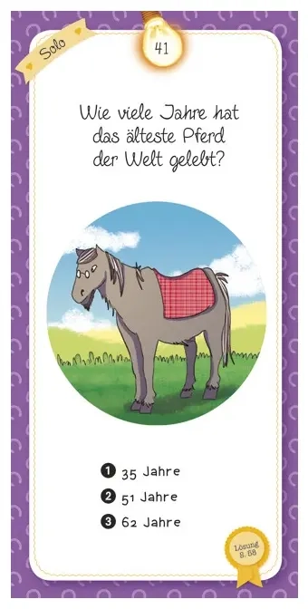 Das Quiz der Pferde und Ponys