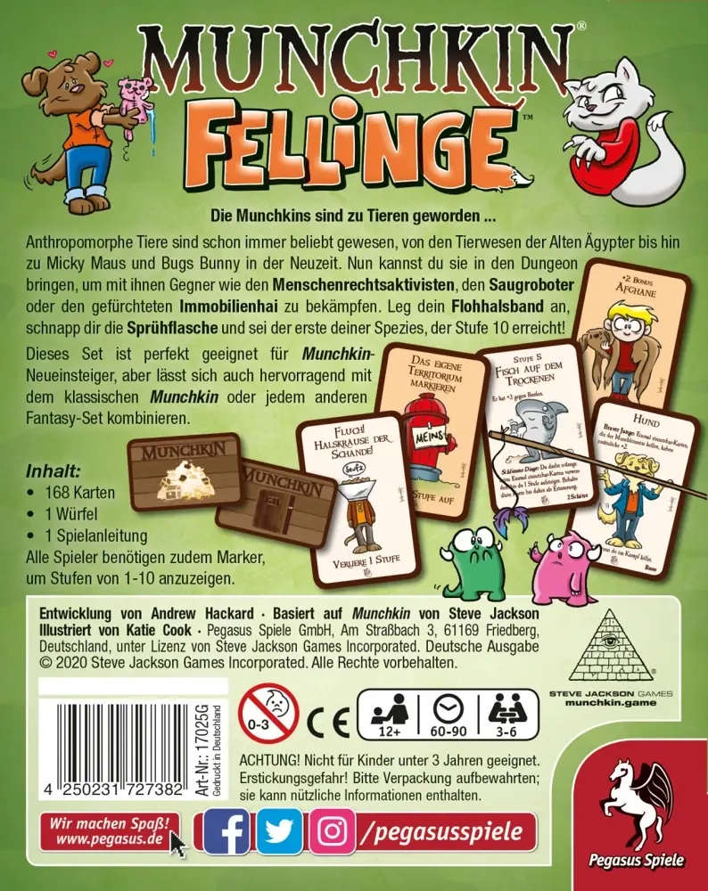 Munchkin Fellinge (neues Grundspiel)