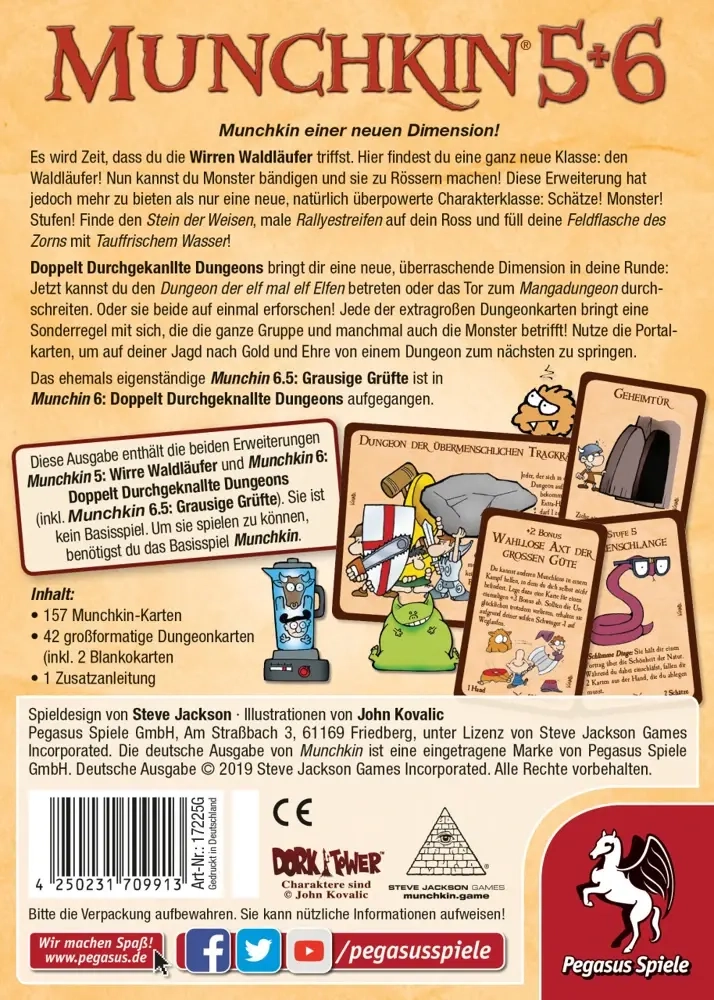 Munchkin 5+6+6.5 - Erweiterung