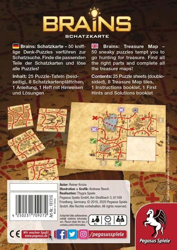 Brains - Schatzkarte