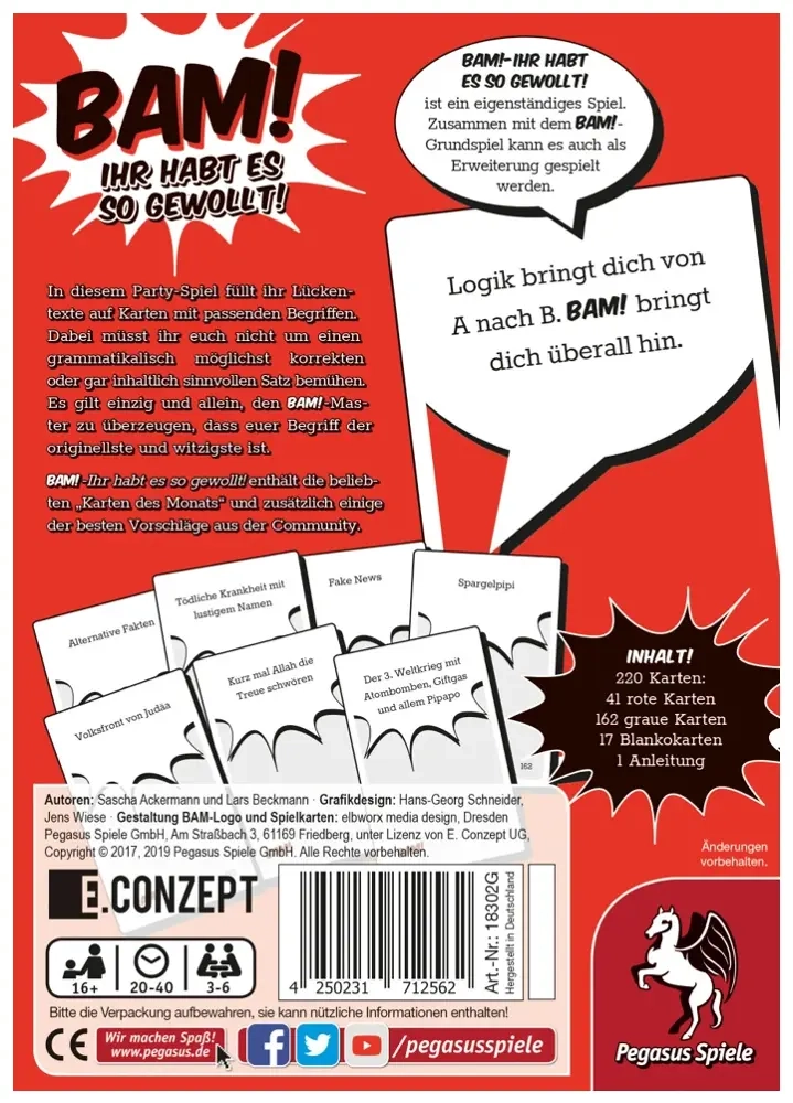 Bam! - Ihr habt es so gewollt!