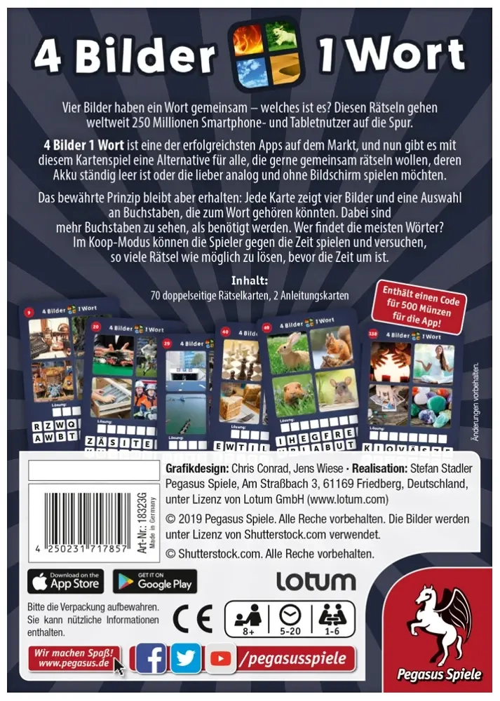 4 Bilder 1 Wort - Das Kartenspiel