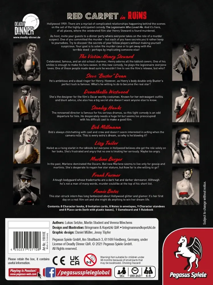 Deadly Dinner – Red Carpet in Ruins - EN