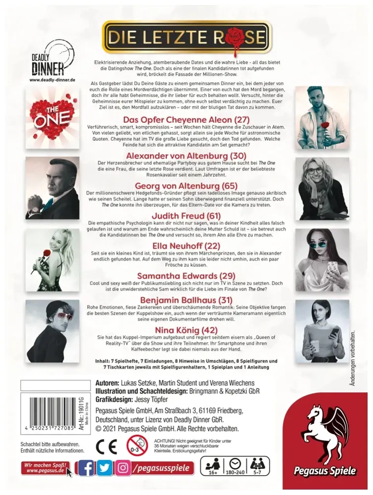 Deadly Dinner - Die letzte Rose