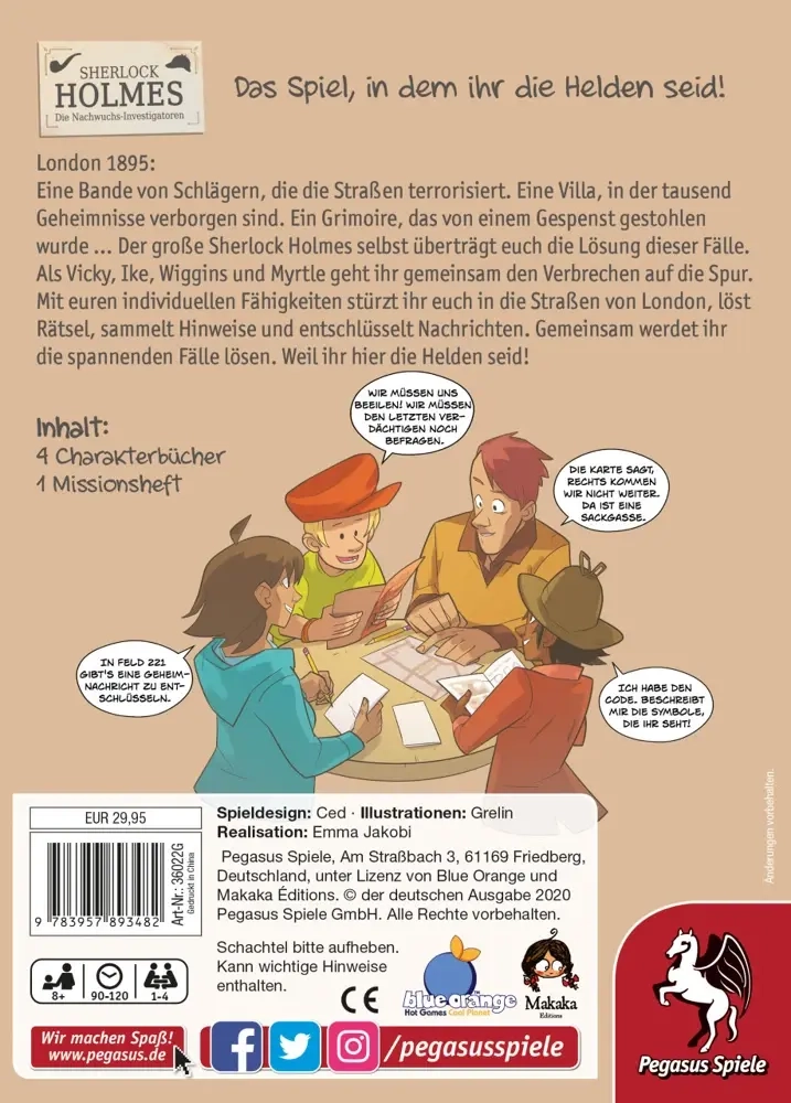Sherlock Holmes - Die Nachwuchs-Investigatoren (Krimi-Comic-Spiel)