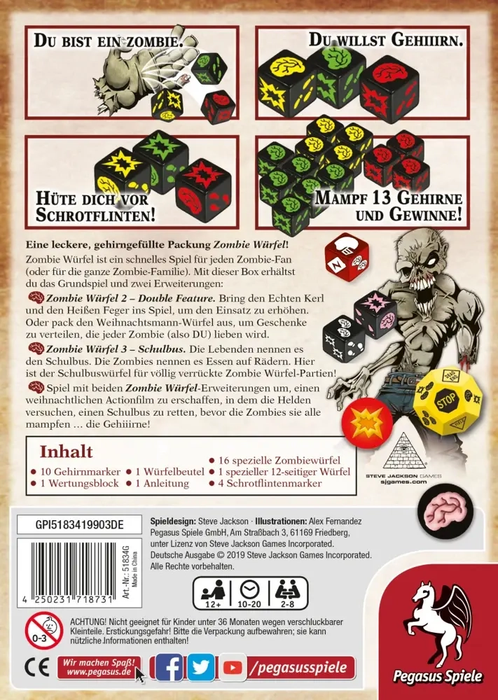 Zombie Würfel - Die Horde 