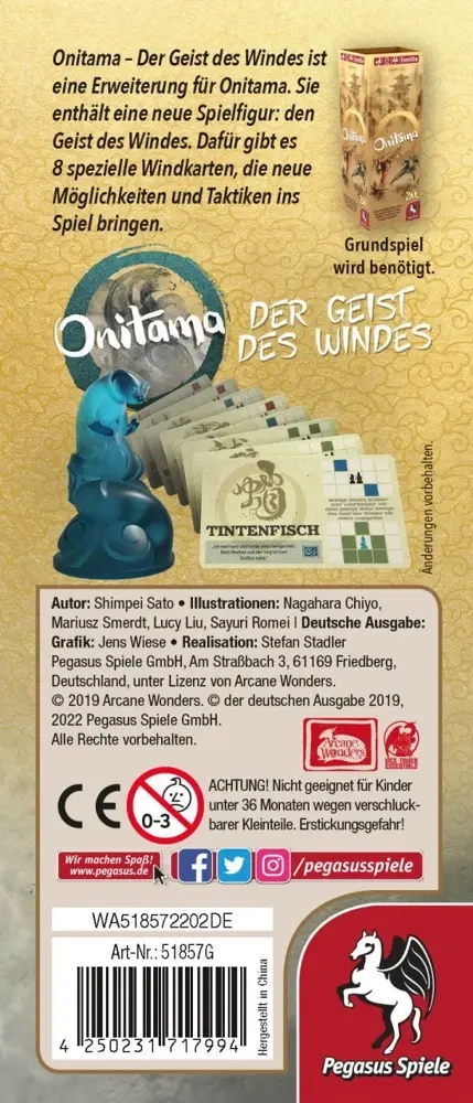 Onitama Erweiterung - Der Geist des Windes