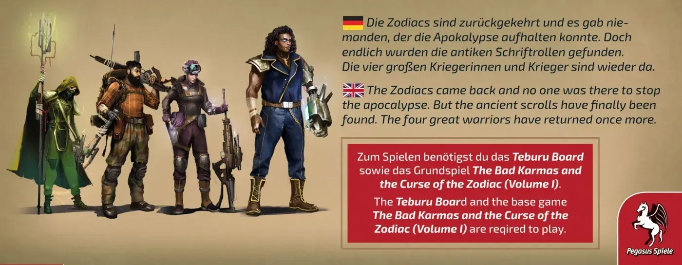 Teburu: The Bad Karma: The Zodiac Apocalypse Heroes Erweiterung - DE