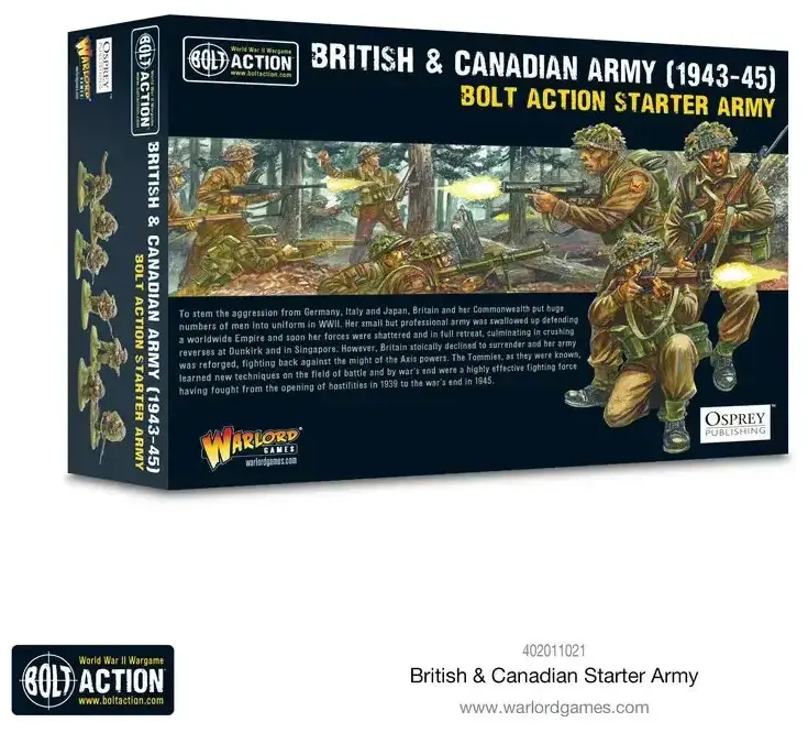 Bolt Action 2 British & Canadian Army (1943-45) starter army - EN