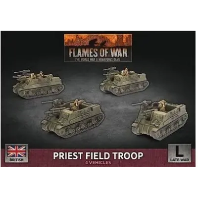Flames of War Priest Field Troop (x4 Plastic)