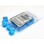 Luminary Sky/silver Set of Ten d10s