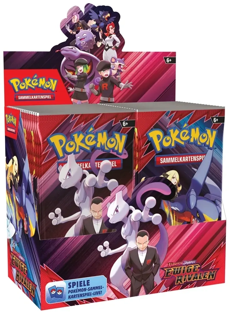 Pokémon - Karmesin & Purpur - Ewige Rivalen Booster Display - DE