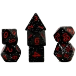 Würfelset Mehrfarbig: Granite Black (7)
