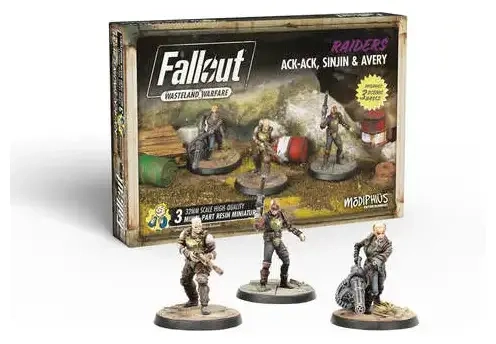 Fallout: Wasteland Warfare - Ack Ack, Sinjin & Avery - EN