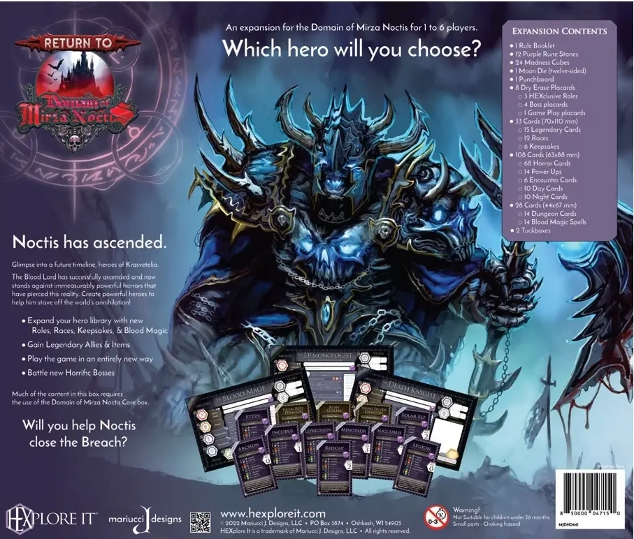 HEXplore It: Return to the Domain of Mirza Noctis - Expansion - EN