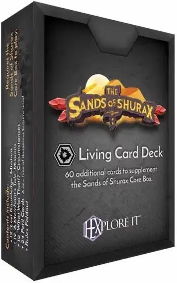 HEXplore It: The Sands of Shurax Living Card Deck - Expansion - EN