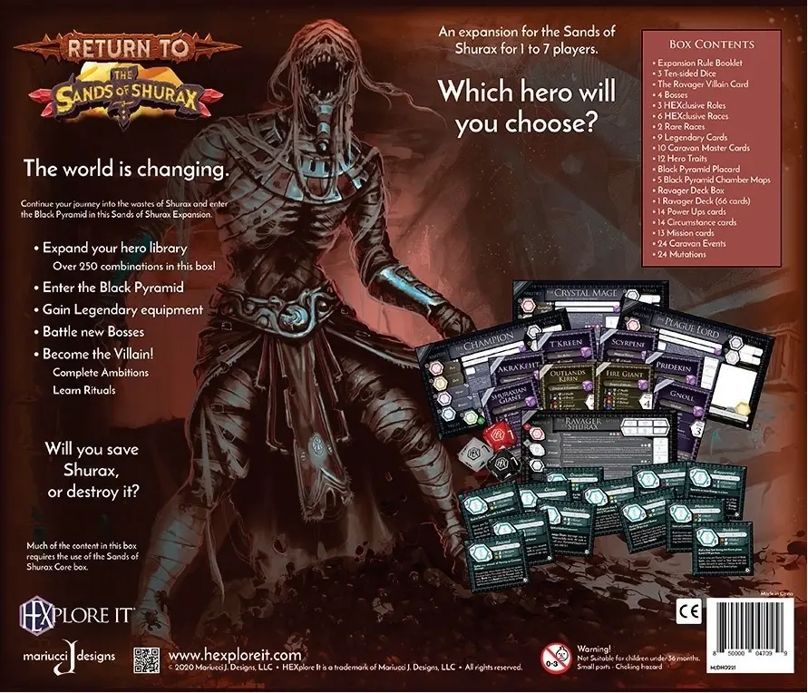 HEXplore It: Return to the Sands of Shurax - Expansion - EN