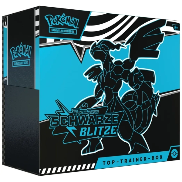 Pokémon - Karmesin & Purpur - Schwarze Blitze Top-Trainerbox - DE