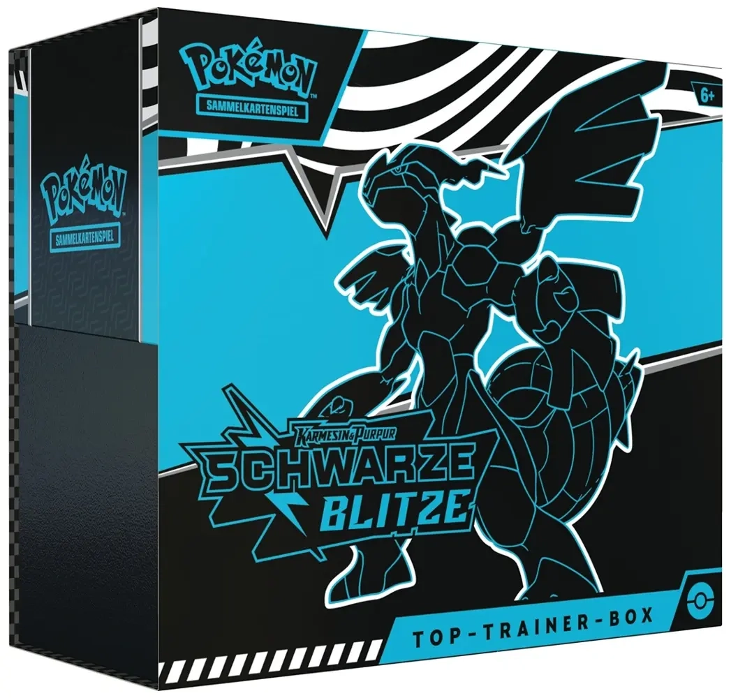 Pokémon - Karmesin & Purpur - Schwarze Blitze Top-Trainerbox - DE