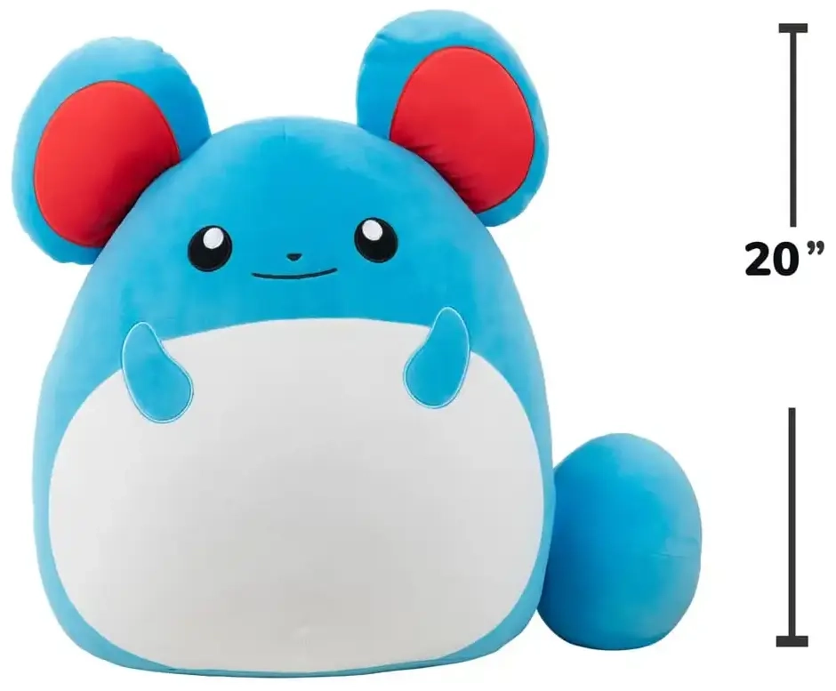 Pokémon Plüsch Squishmallow Marill 50 cm