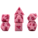 Würfelset Mehrfarbig: Granite Pink (7)