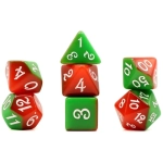 Würfelset Fable: Kiss the Frog (Rot/Grün)(7)