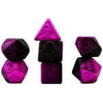 Würfelset Plated: Matt Purple (7)
