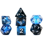 Würfelset Transparent: Nebula Midnight (7)