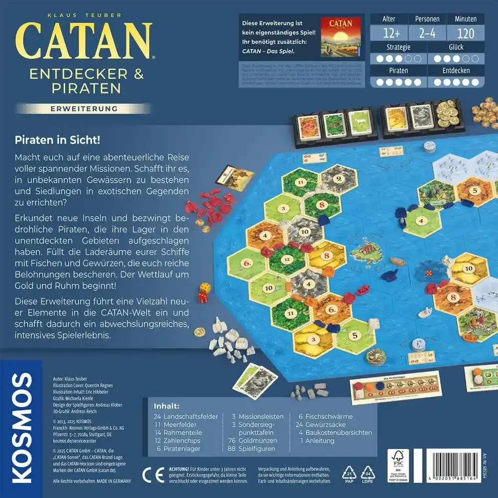 Catan | Entdecker und Piraten - Erweiterung