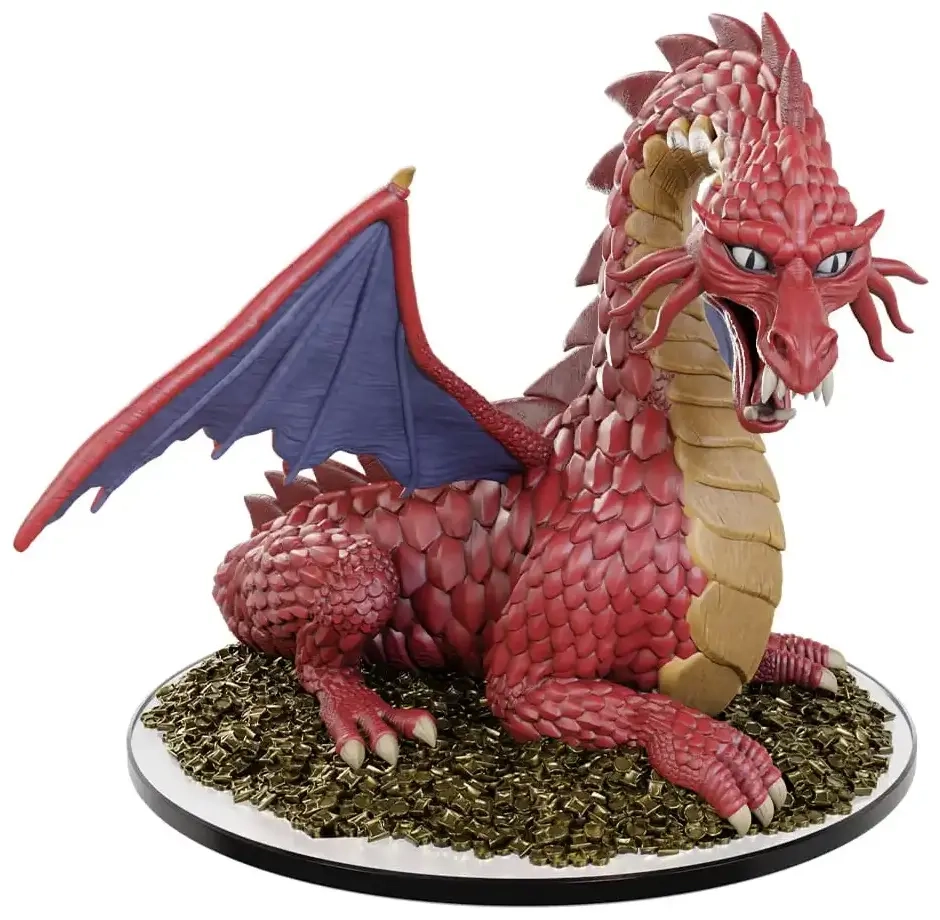 D&D Icons of the Realms: 50th Anniversary - Classic Red Dragon Boxed Miniature (Set 31) - EN