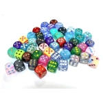Bag of 50 Asst. Signature 16mm d6 w/pips Dice