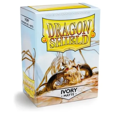 Dragon Shield Standard Sleeves - Matte Ivory (100 Sleeves)