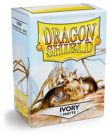 Dragon Shield Standard Sleeves - Matte Ivory (100 Sleeves)