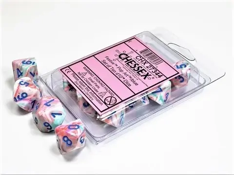 Ten D10 Sets - Festive Pop Art/blue