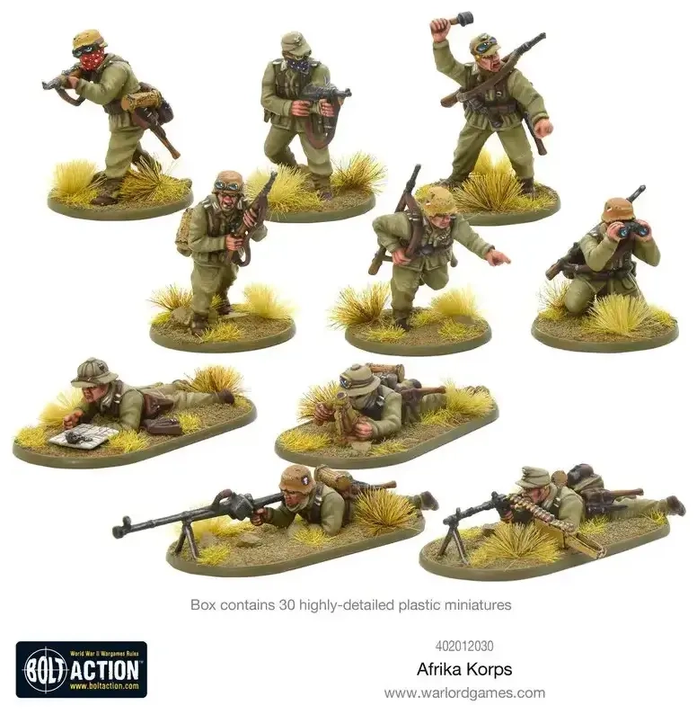 Bolt Action 2 Afrika Korps Infantry - EN